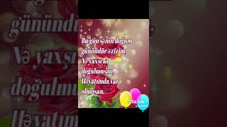Bütün Bu Gün Ad Günü Olanlara Hədiyyəm.