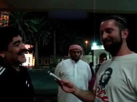 Las Bananitas Dolca y el dia que FDH entrevistó a Maradona en Dubai