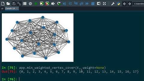 Vertex Covering Number using Python (Part 1)|Vertex Cover in Graph Theory