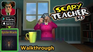 Spider Prank: Scary Teacher 3D Mobile Gameplay Walkthrough (IOS, ANDROID) screenshot 5