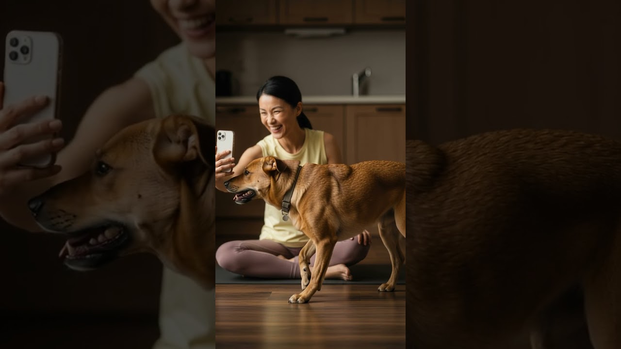 The love of woman and dog 180 Unbreakable bond in every moment 