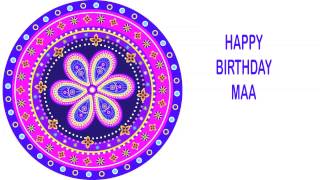 Maa   Indian Designs - Happy Birthday