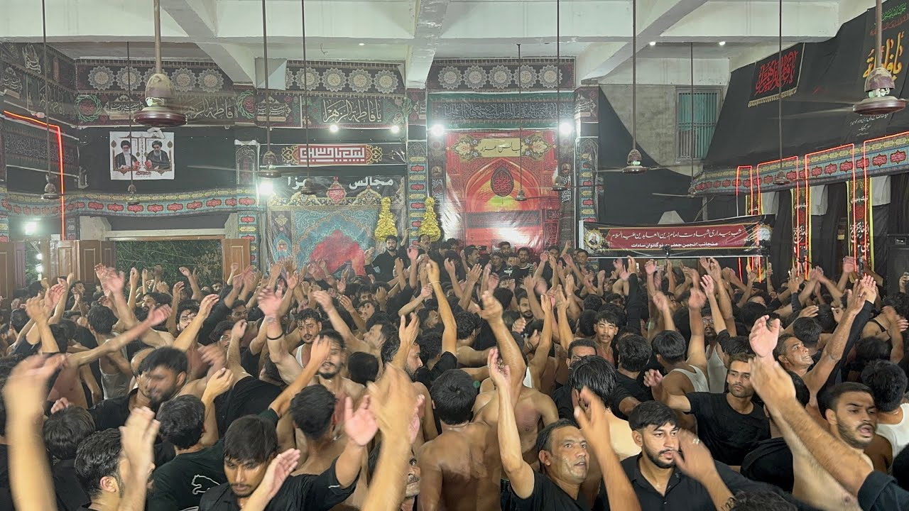 24 Muharram Shabbedari 2025 | Nohakhwan Ayaz Abbas | Anjumane Yadgar | Nowgawan Sadat Azadari 2025