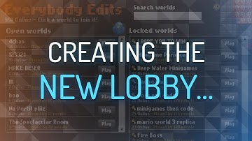 Creating the new lobby for EE... - [Game Dev Log]