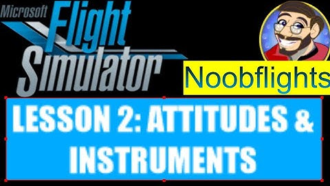[ MSFS 2020 ] In-Game Tutorials - ATTITUDE & INSTRUMENTS