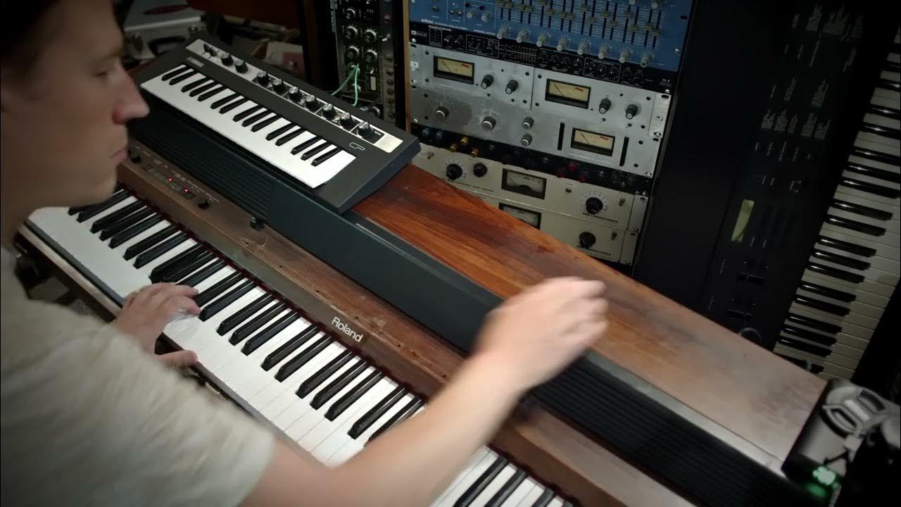 Vintage Roland 'Piano Plus' HP-450 layered with the Yamaha Reface CP