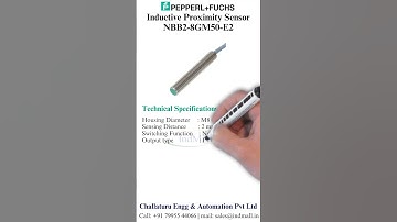 Pepperl Fuchs Proximity Sensor: NBB2-8GM50-E2 #shorts