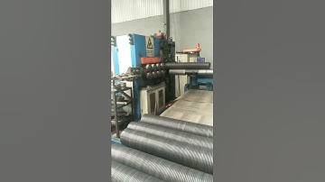 Our CSM-5100CNC spring coiling machine is making garage door springs