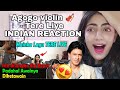 INDIAN REACTION to AGOGO VIOLIN cover TERE LIYE lagu bollywood dan prank orang Indonesia