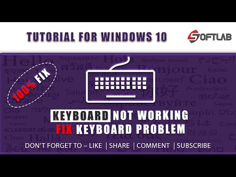 How to Fix Laptop/PC Keyboard Not Working in Windows 100% fix keyboard problem