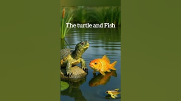 Fish and turtle #shortvideo #shorts #cartoon #vira #cute #pets