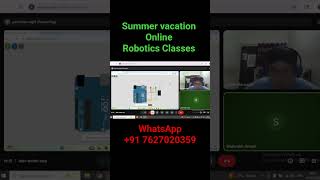Summer vacation Online Robotics Classes#arduino#robotics#engineeringprojects