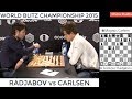 CARLSEN vs RADJABOV | WORLD BLITZ CHAMPIONSHIP 2015