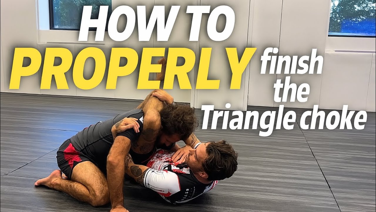 How to PROPERLY finish the triangle choke! The key pieces you’ve been ...