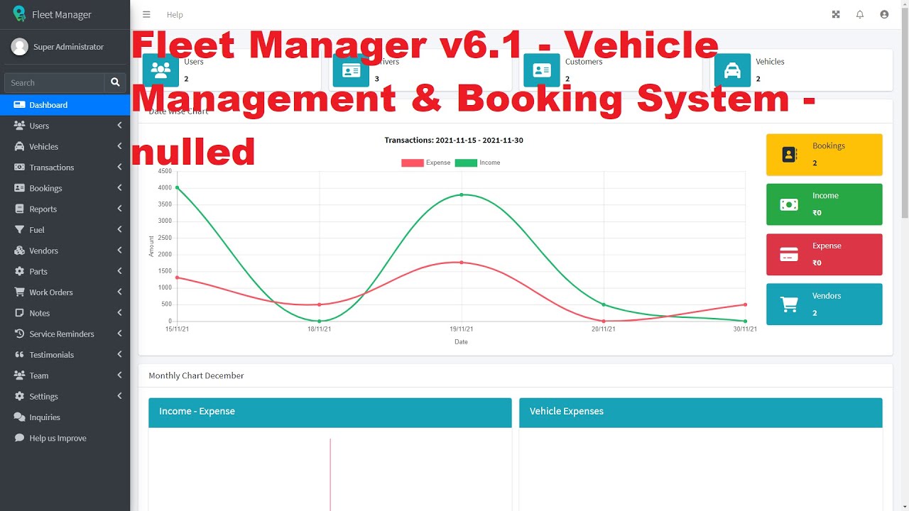 Fleet Manager V6 1 Vehicle Management Booking System Nulled YouTube