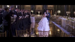 Carnegie Museum Wedding Mirrored Dance Floor!