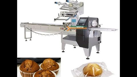 [ Soontrue ] cup cake packing machine | Flow wrapper