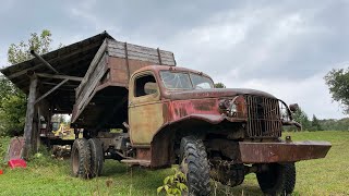 1940 ? Chevy army truck used and abused