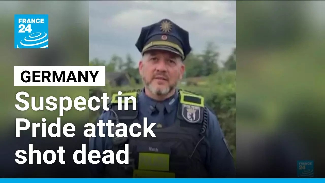 Suspect in Berlin Pride attack shot dead by police • FRANCE 24 English