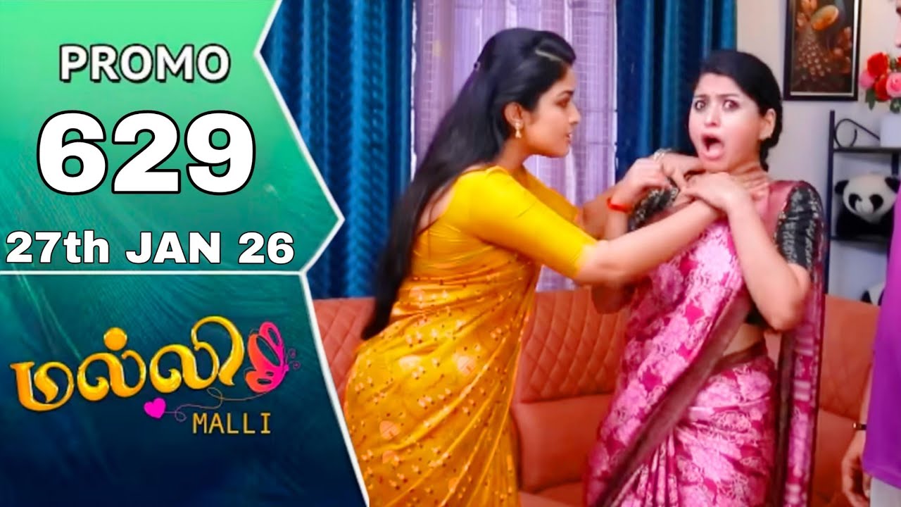 சுடரின் கழுத்தை நெரித்த மல்லி...😍😍 | Malli Promo 629 Review | Malli Serial Today | Malli Today Promo