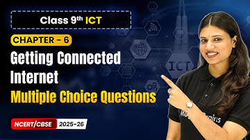 Chapter 6 17   Multiple Choice Questions   Getting Connected Internet Class 9th Information and Comm