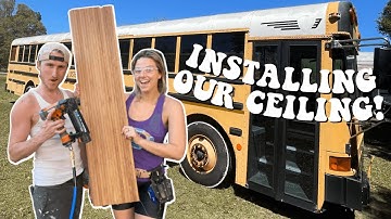 SCHOOL BUS CONVERSION!!! *day in the life* #BUSLIFE4ME