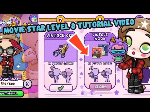 Avatar World Movie Star Level 8 Tutorial Video 🥳🤩