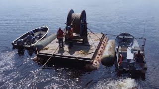 Little Grand Rapids Submarine Cable Install