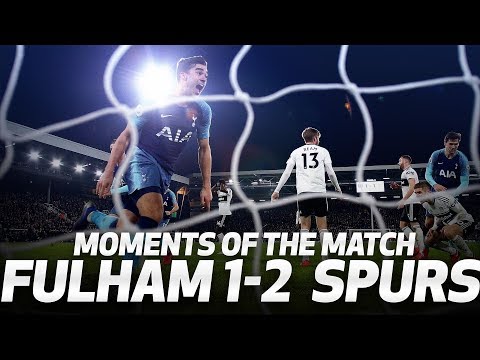 BEDLAM ON THE BENCH AFTER HARRY WINKS&#39; LAST-MINUTE WINNER! | MOMENTS OF THE MATCH | Fulham 1-2 Spurs