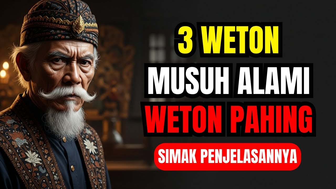 JANGAN KAGET! 3 Weton Ini Ternyata Musuh Alami PAHING