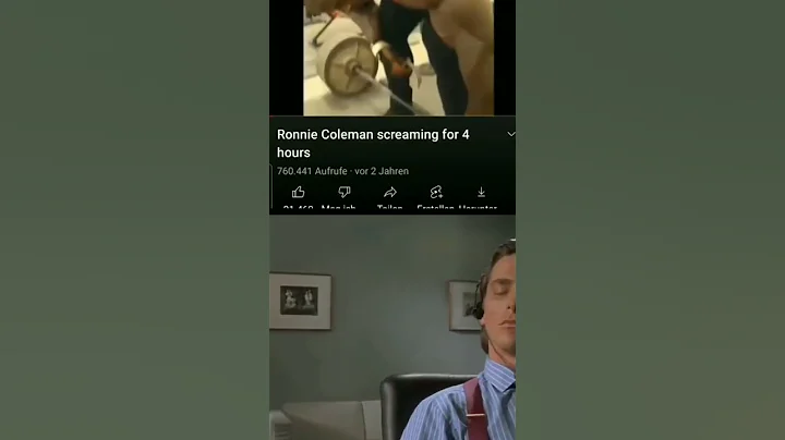Patrick Bateman Listening Ronnie Coleman Screaming