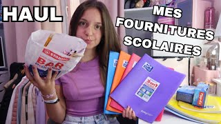 HAUL : MES FOURNITURES SCOLAIRES