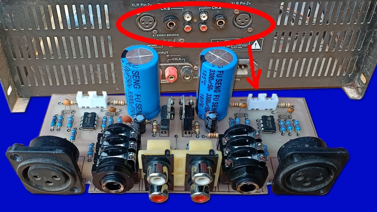 How to make very simple Pre Balance NE5532P for Amplifier at home - YouTube