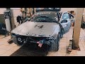 BMW E36 V8: установка SPARCO + покраска салона