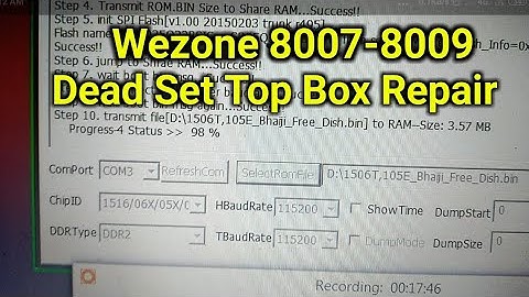 8007 Dead Set Top Box Repair