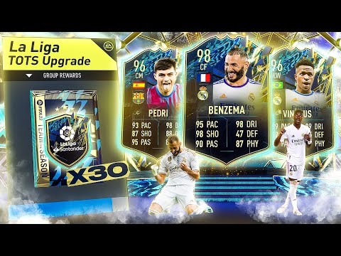 FIFA 22 30 x Guaranteed La Liga TOTS Upgrade Packs!