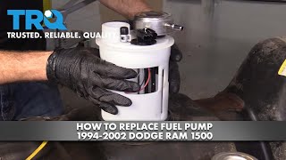 How to Replace Fuel Pump 1994-02 Dodge RAM 1500