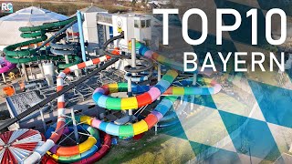TOP10: Die besten Wasserparks in Bayern! | Erlebnisbäder & Wasserrutschen | 4K Doku 2024