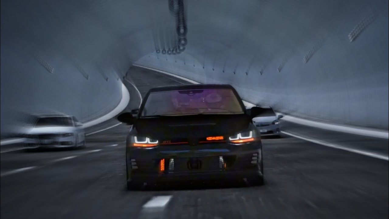 Assetto Corsa Golf 7GTI CS Stage 3+ Cutting up at high speed in Alpes map France. 