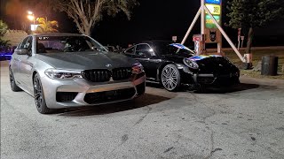 2019 BMW M5 Competition Bolt Ons E40 vs 2017 Porsche 911 Turbo FBO 93 & Meth