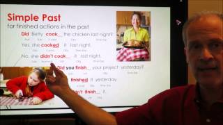 ESL Simple Past with Regular Verbs ESL Simple Past with Regular Verbs