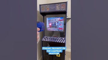 Steady progress on the light gun arcade cabinet. PS2, PS3, Wii, and PC.