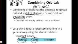 IE Organic Lecture 2 - Geometry & Combining Orbitals