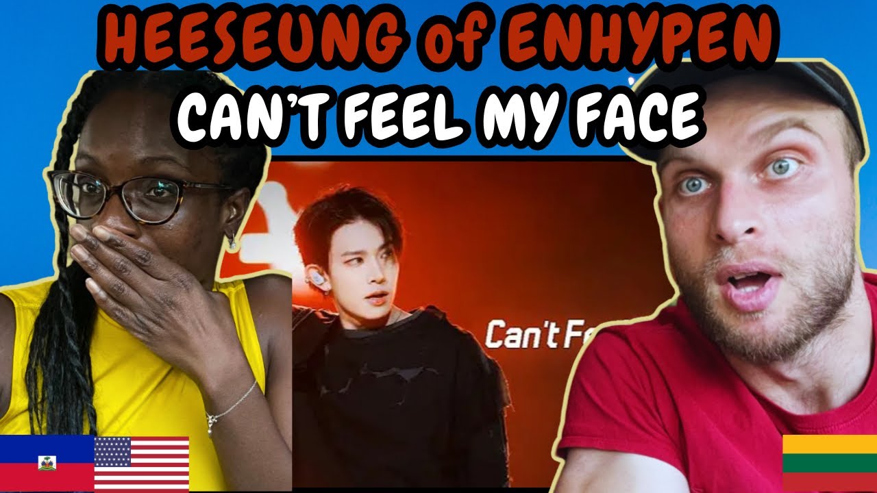 REACTION TO HEESEUNG of ENHYPEN - Can't Feel My Face (Music Bank in Madrid) | FIRST TIME HEARING