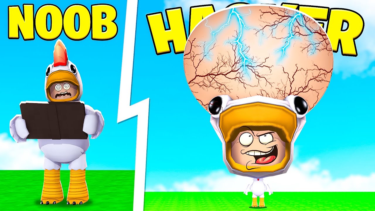 CERVELLO NOOB CONTRO CERVELLO HACKER SU ROBLOX!!