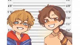 Tommy height check with Vikkstar and Wilbur