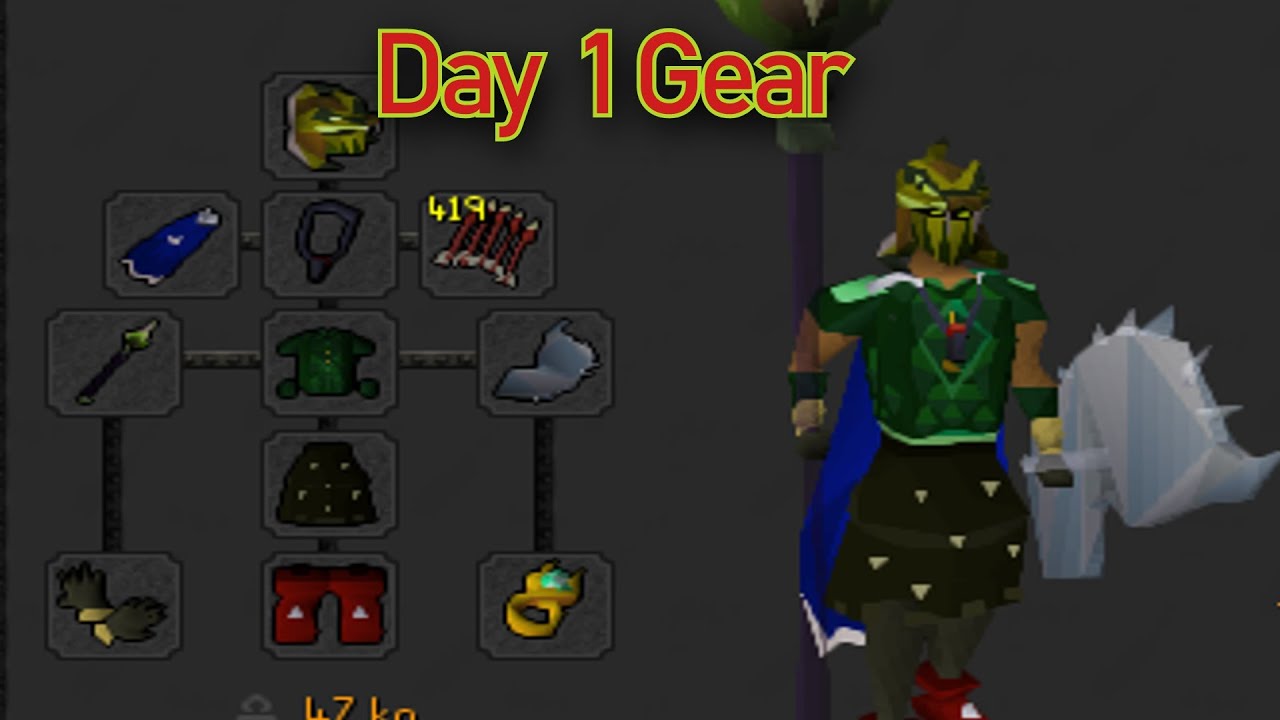 10 Hours of Pking From Scratch Got Me This Gear!