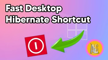 How To Create Fast Desktop Hibernate Shortcut On Computer