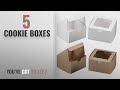 Best Cookie Boxes [2018]: White Bakery Box With Window 4x4x2.5 inch - 25 Pack - Eco-Friendly