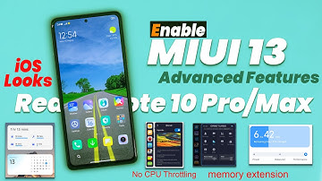 Enable MIUI 13 Features on Reddmi Note 10 Pro / Max By installing MIUI VN, Game Turbo, RAM Extension